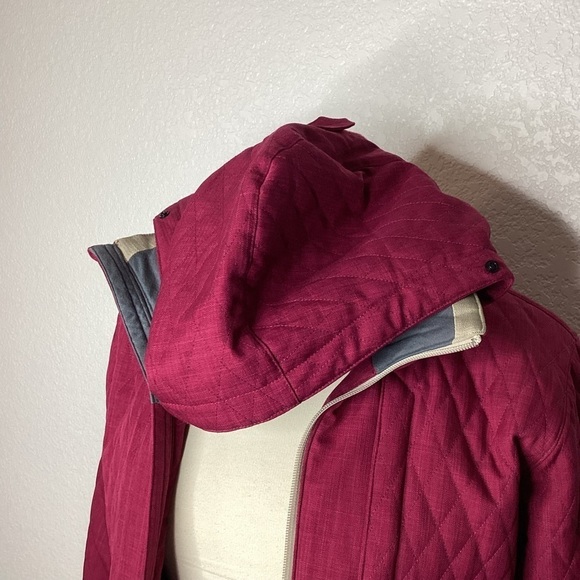 BOULDER GEAR SIZE XL CRANBERRY GIRLS JUNIORS INSULATED JACKET OUTDOOR SNOW GUC - Picture 8 of 12